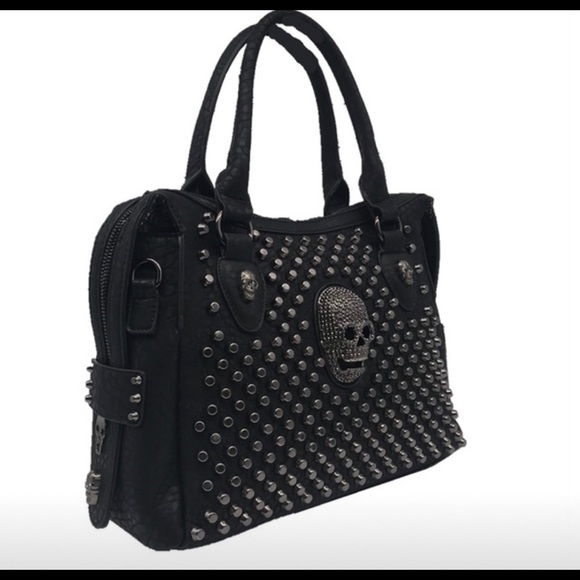 Vintage Skull Printed Bag - Picture 4 of 10